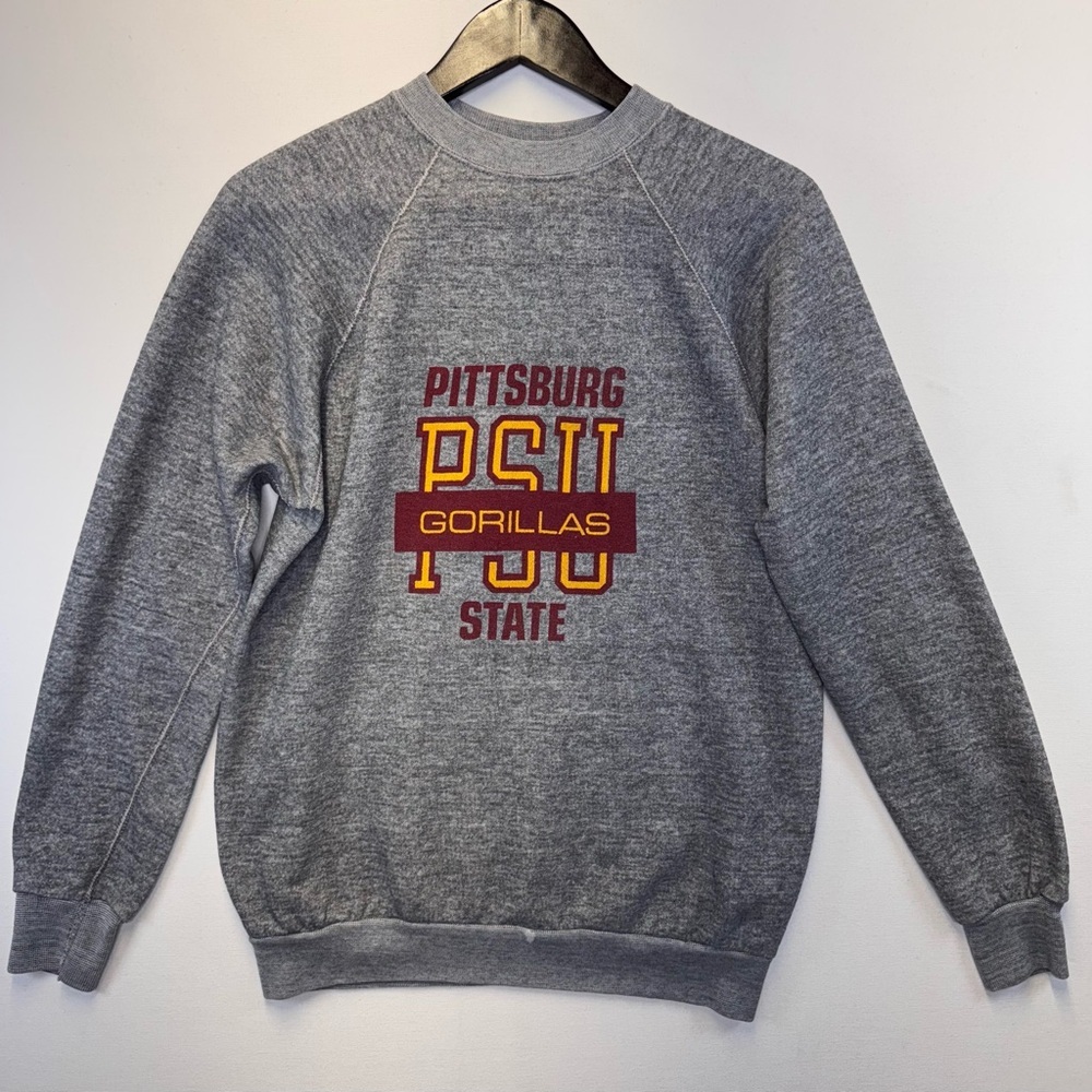 Pittsburg State Gorillas PSU vintage crew neck sweatshirt Made in theā USA sz Lg